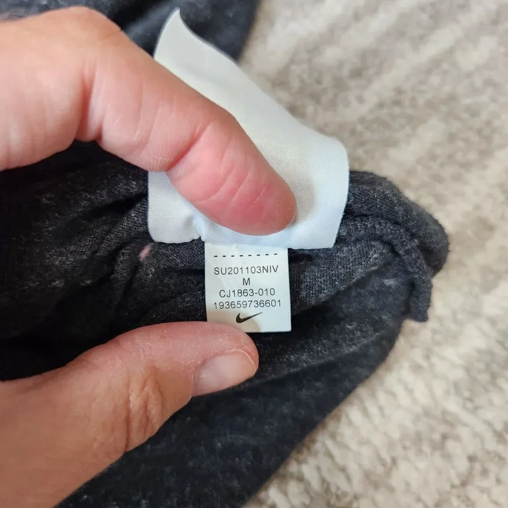 Nike Women's NSW Gym Vintage Romper heathered black size M
